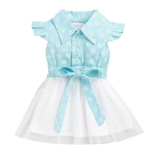 Hopscotch Girls Mini Length Casual Dresses
