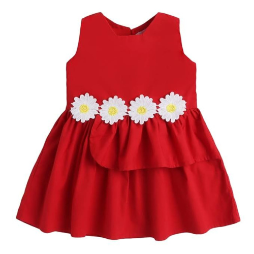 Hopscotch Baby Girl's Empire Midi Dress